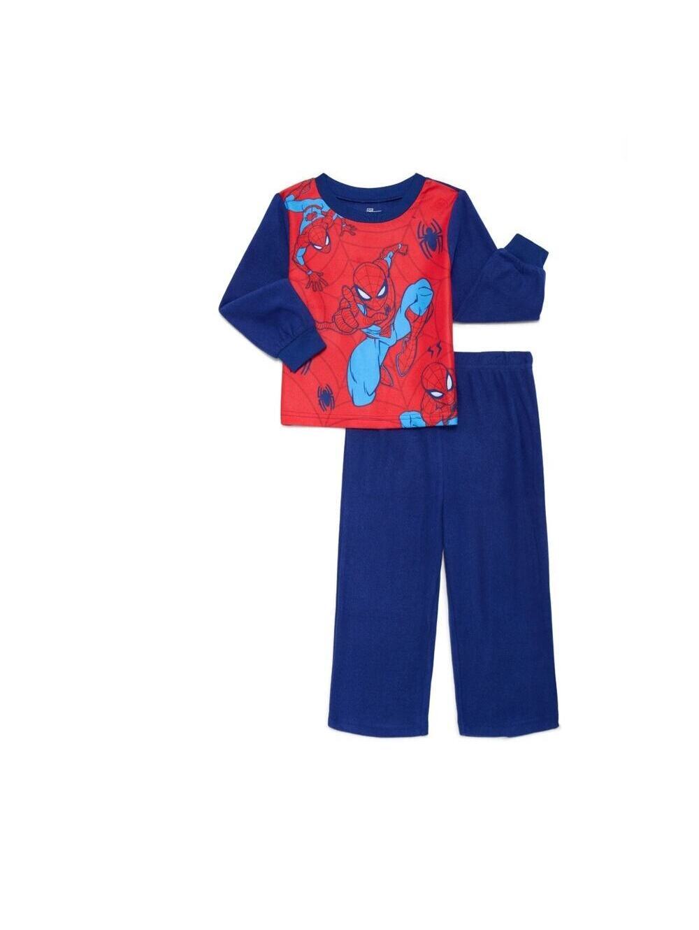 NWT Disney Spider-Man Toddler Boys Long Sleeve 2 Piece Pajama Set PJ Size 2T